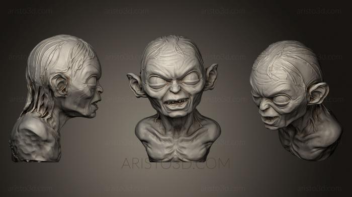 Busts of heroes and monsters (BUSTH_0431) 3D model for CNC machine